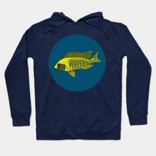 New Yellow Regal Cichlid Hoodie